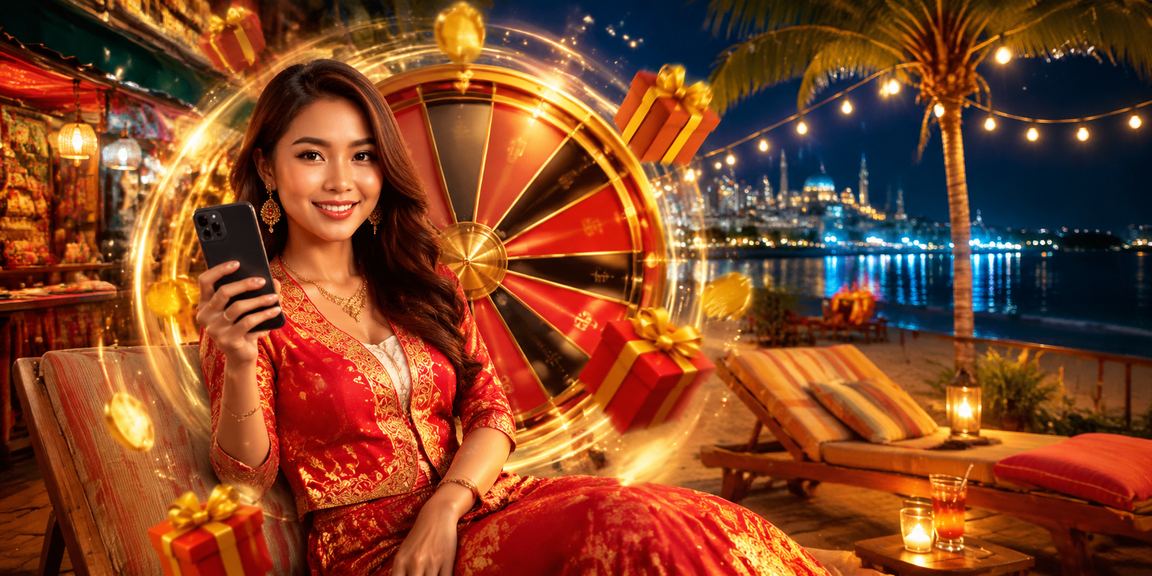 Meja roulette dan pemain sedang bertaruh dalam suasana kasino