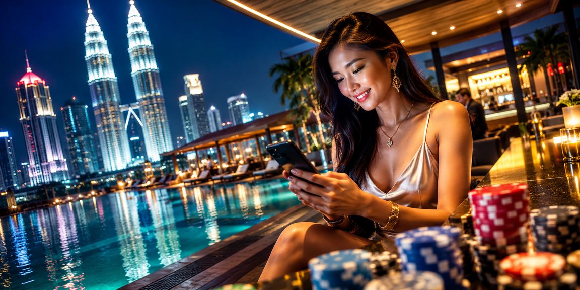 Pengguna Kuala Lumpur melakukan deposit dalam talian melalui platform ekplus8